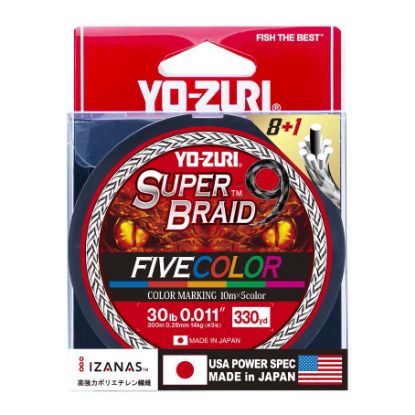 Picture of Yo Zuri Superbraid 9 Five Color 330YDS